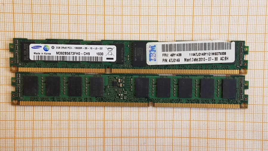 107-042-001 DDR3 RDIMM ECC REG IBM 47J0149 #1